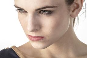 Model Face The Young Woman