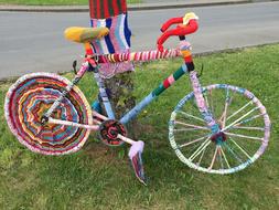 Bike Knitted Colorful