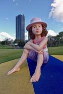 Sculpture Art ceramic Girl