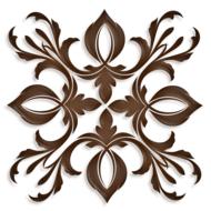 square patterned medallion