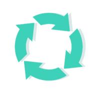 looping symbol update clipart