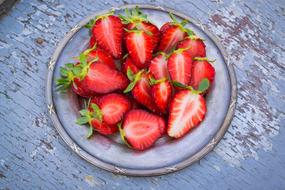 Strawberry platter