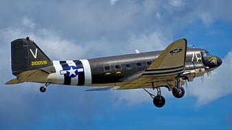 Take-Off Douglas C-47 Dakota Cargo