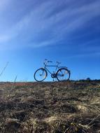 sport bike in the field