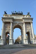 Italy Milan Sempione Park Arch Of