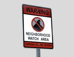 Neighborhood Watch Sign Signage