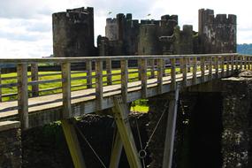 wooden bridge to the old fortress