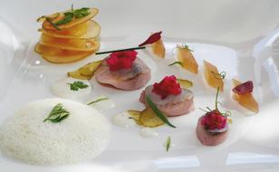 Fish snacks with vegetables