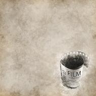 vintage movie film drawing