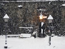 The Fort Of Vinadio Snowfall