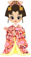 kimono cherry blossoms girls japan