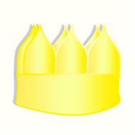 crown king 1st clipart vector