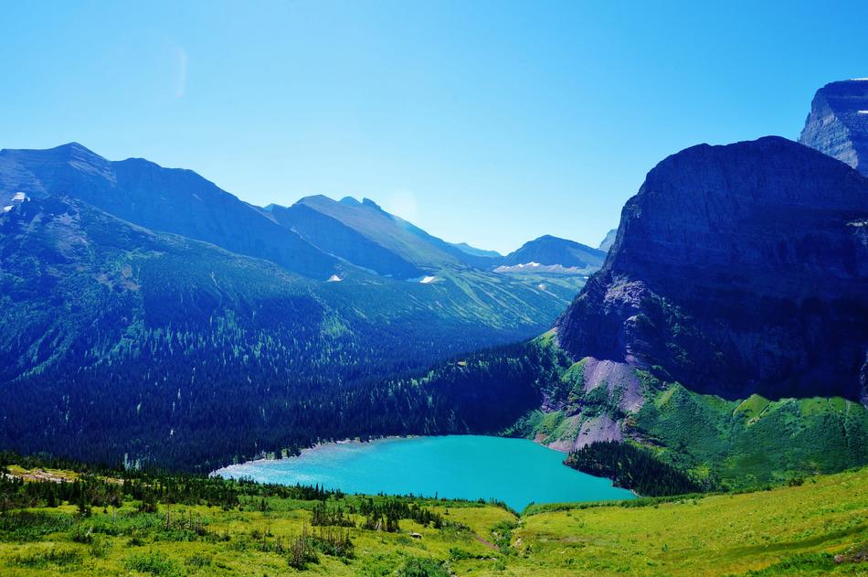 beautiful mountain lake