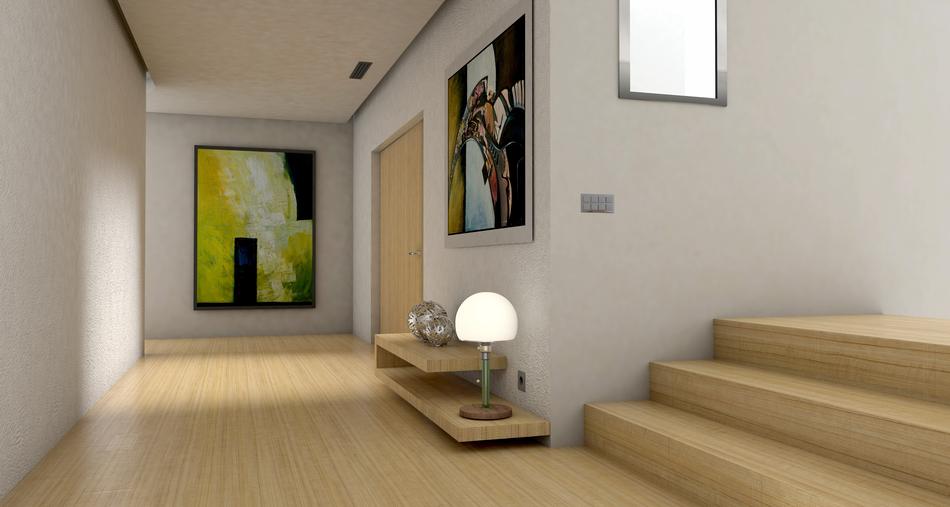 The entrance corridor