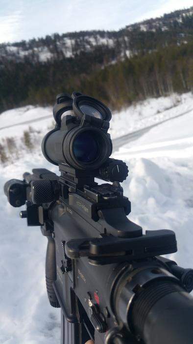 Automatic Rifle Gun Winter