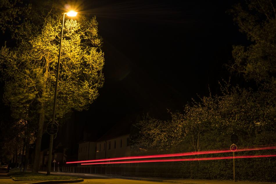 Long Exposure Night At