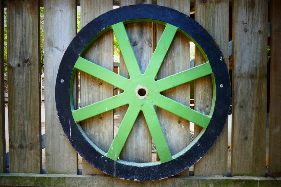 Wheel Old Green