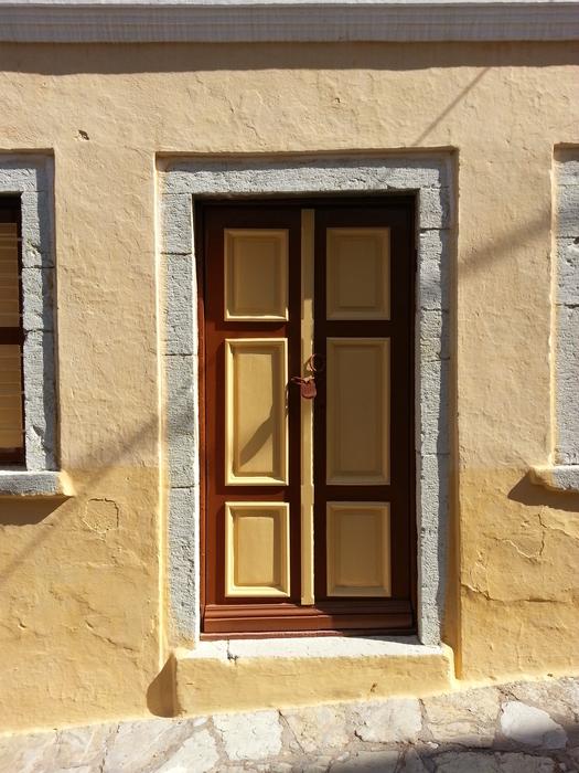 Door entrance facade view