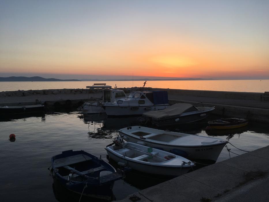 Croatia Port at Sunset