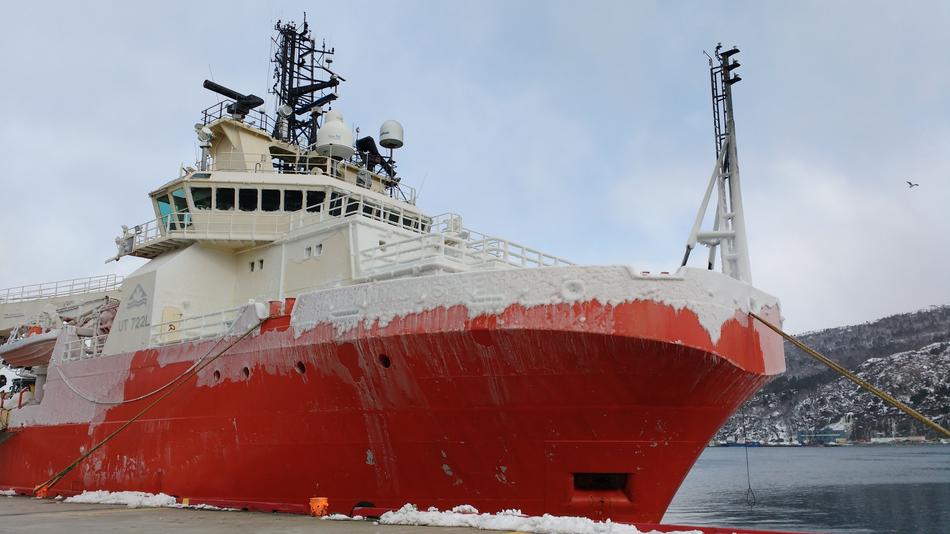 Ship Ice Winter view