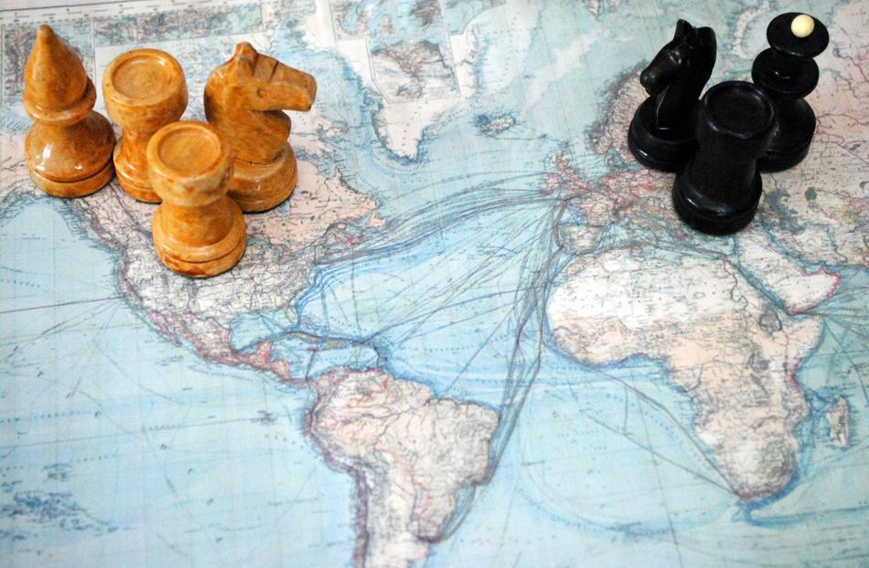 chess on the map