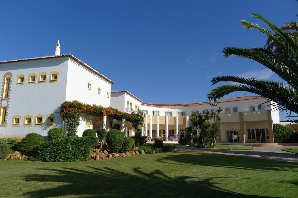 sunny beautiful hotel