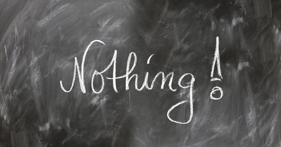 nothing board blackboard chalk