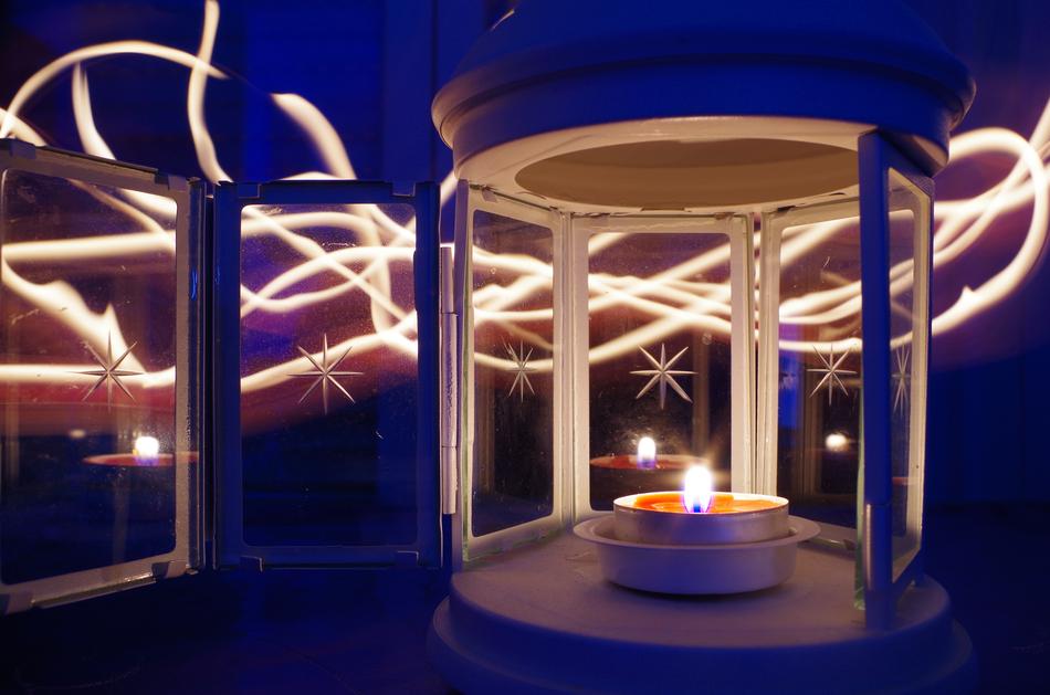 Light Painting Candle