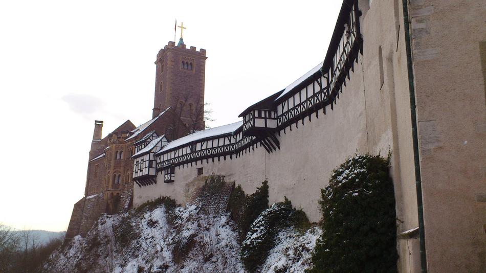 Wartburg Castle Eisenach Winter