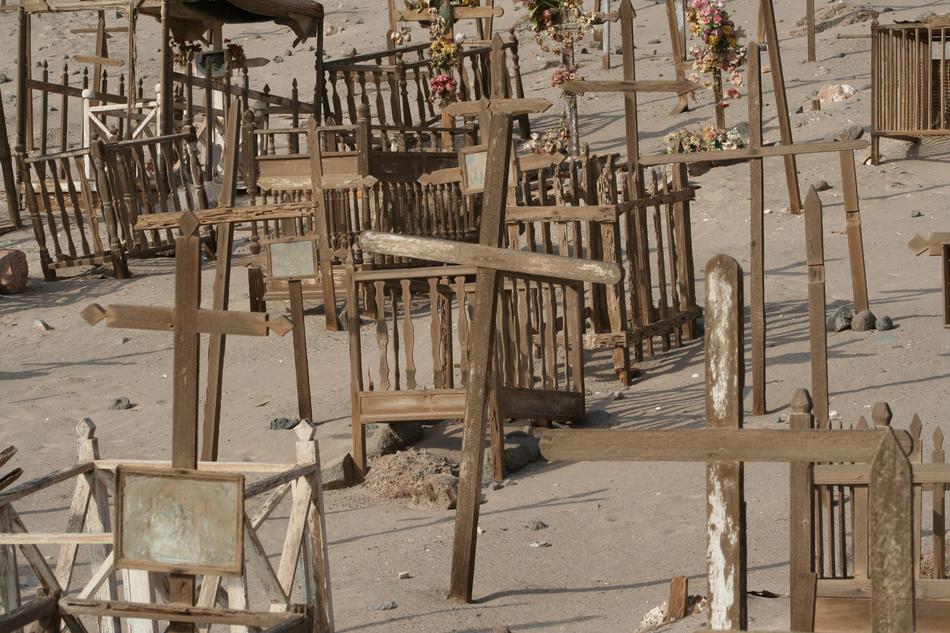 Pisagua Cemetery In The Desert