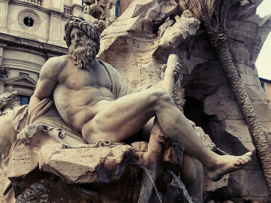 One of the most famous fountains in rome