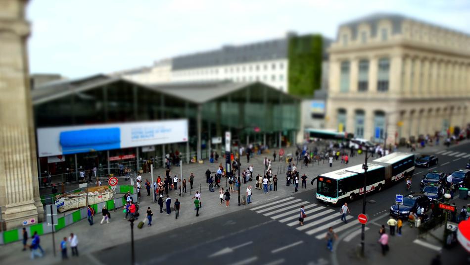 Railway Station Model Miniature