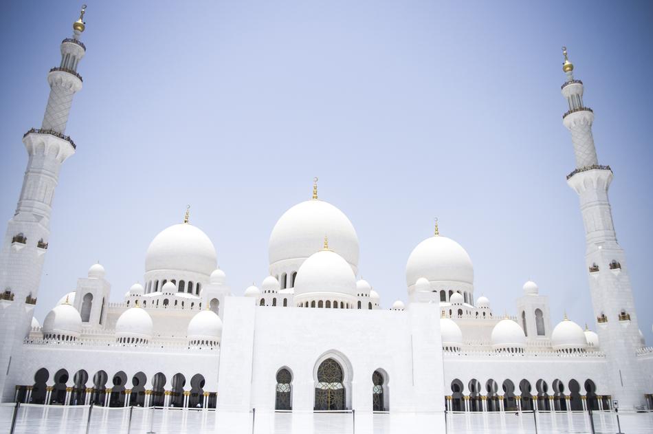 Abu Dhabi The Grand Mosque White
