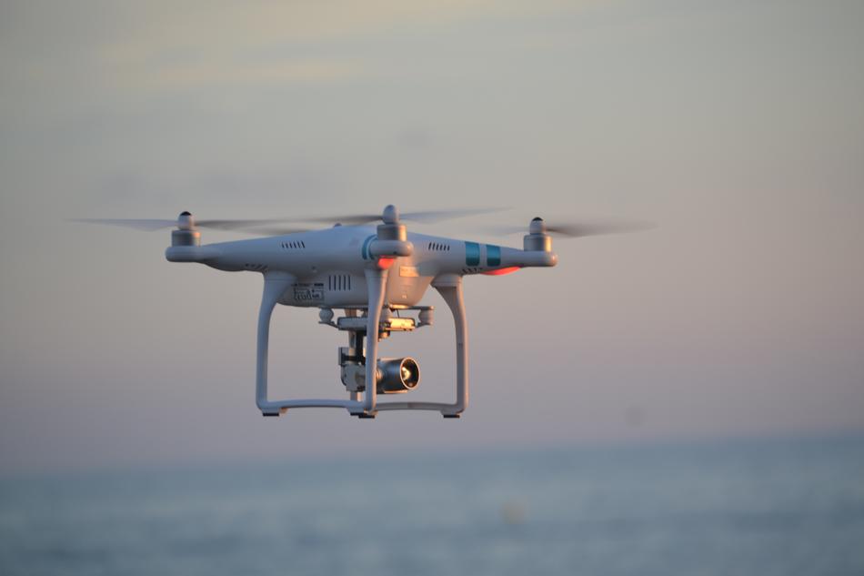 drone flying in the sky