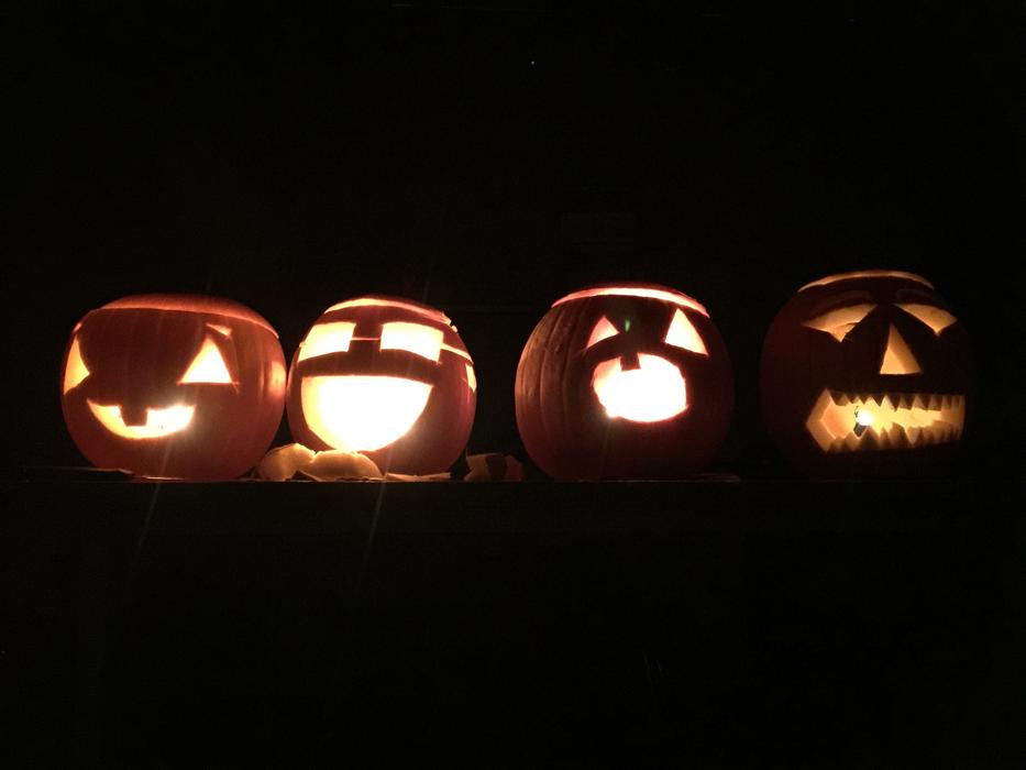 Pumpkins for the holiday light