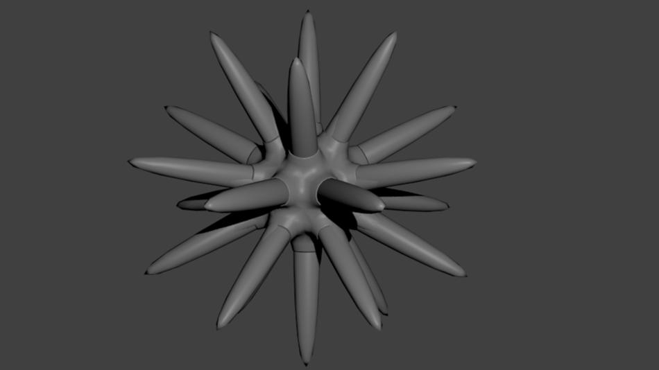 morning star star abstract 3d