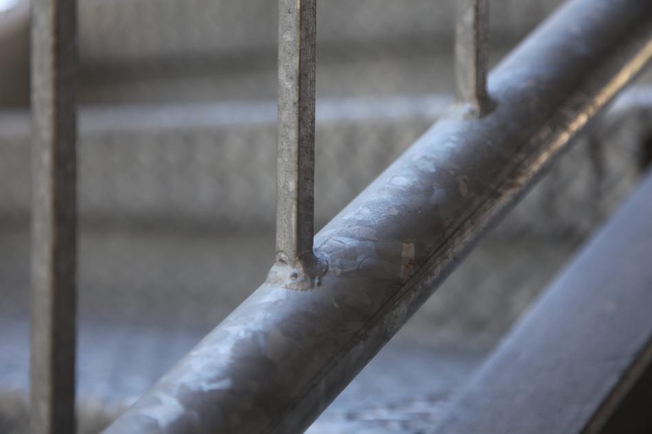 metal stair railing