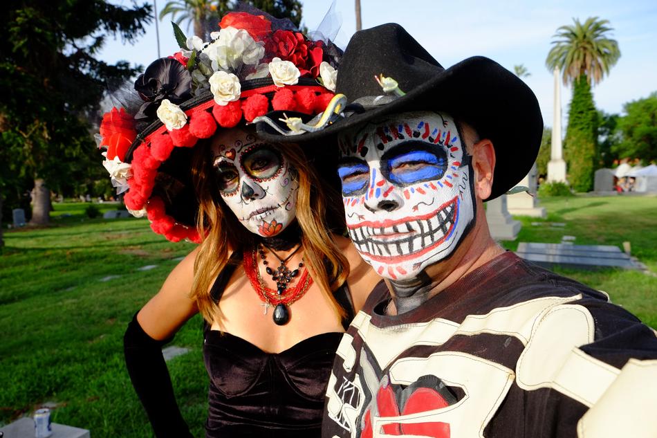 Day Of The Dead Flowers Hollywood