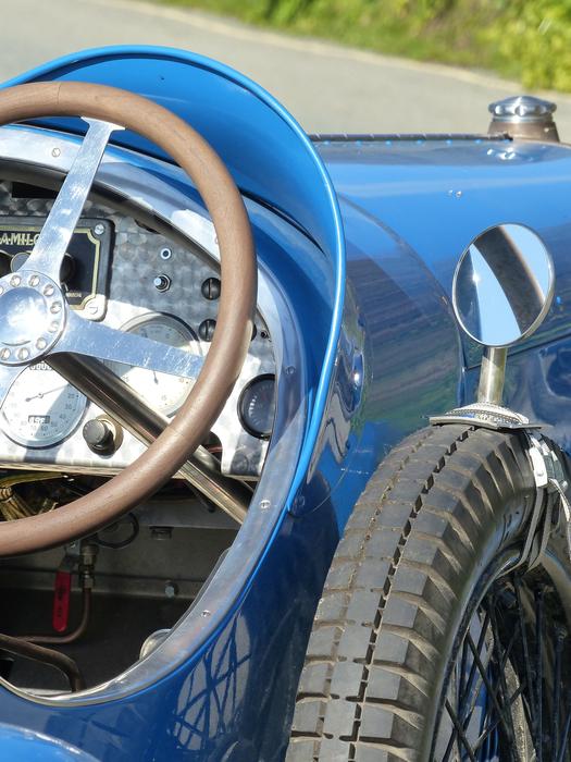 Old Car Steering Wheel