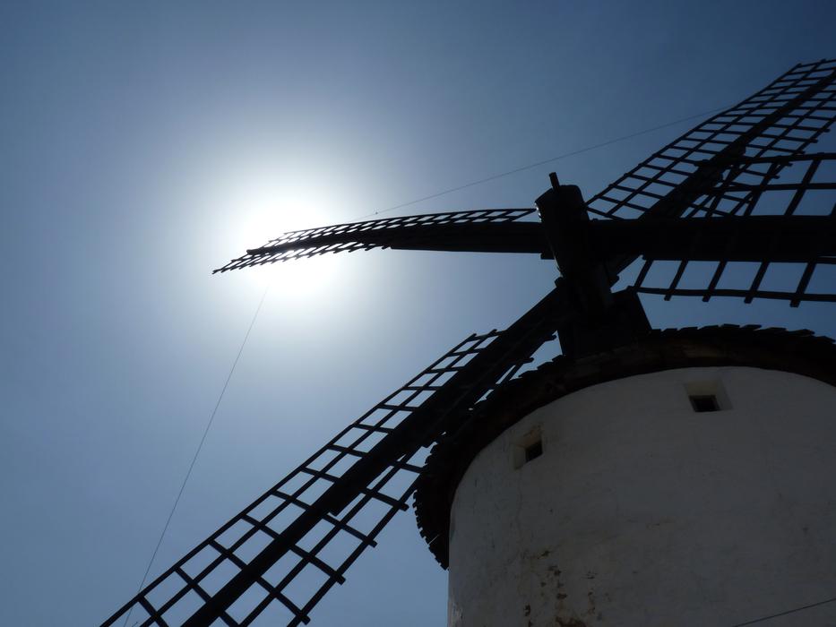 Windmill Sun Sky
