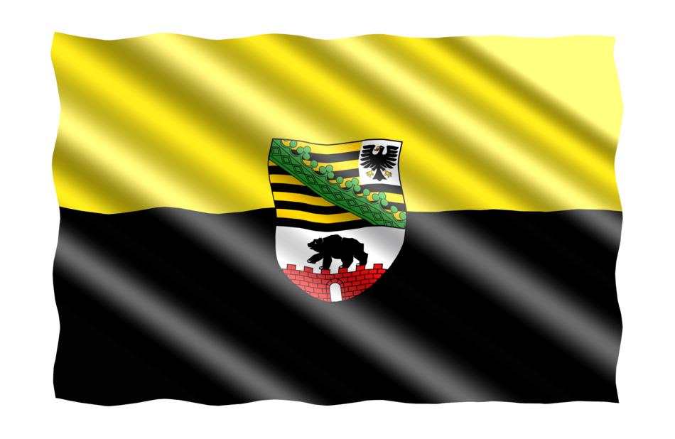 germany flag regions saxony anhalt