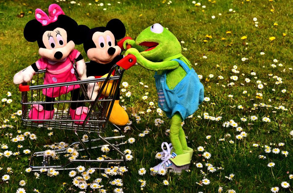 Kermit Frog Micky Mouse Plush