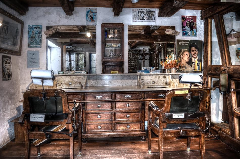 Barber Grootmoederstijd Old