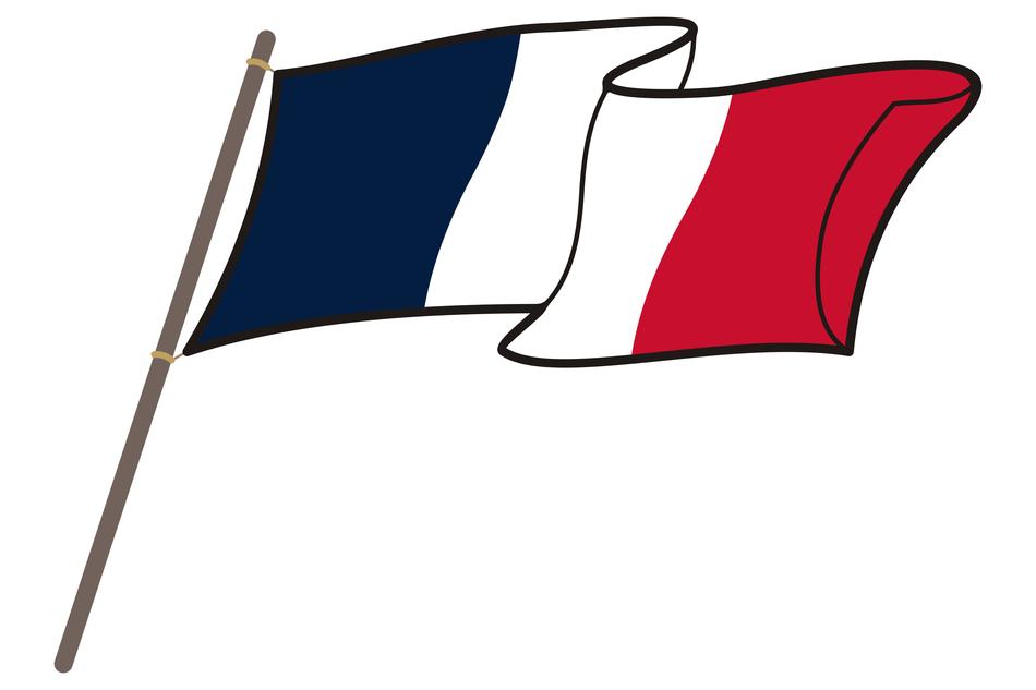 france flag graphics
