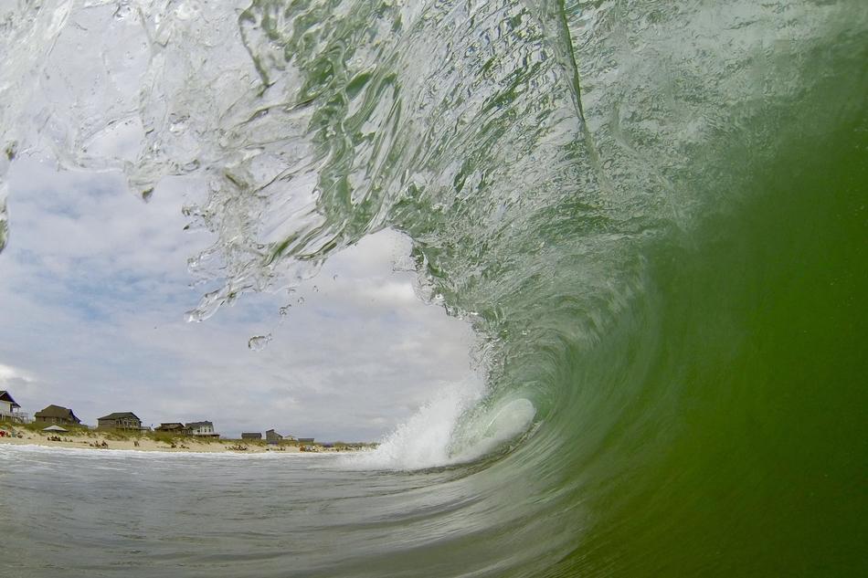 green big wave