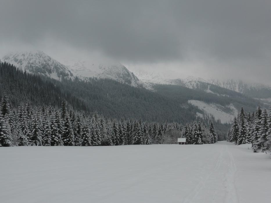 Slovakia Tatry mountains at Winter