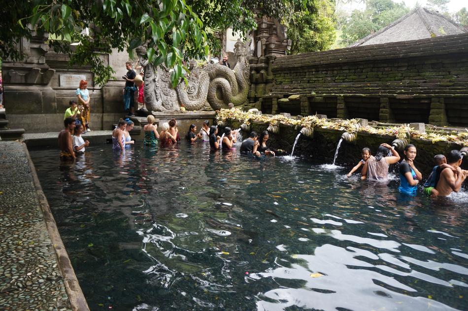 Tirta Empul Temple Bathing