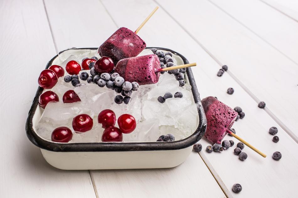 cold fruit ice cream