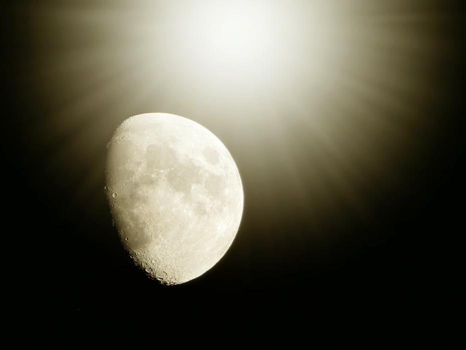 Moon Black Night