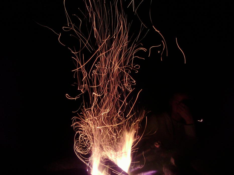 Fire Spark Firewood
